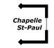 Plan de la chapelle Saint-Paul
