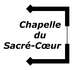 Plan de la chapelle du Sacré-Choeur